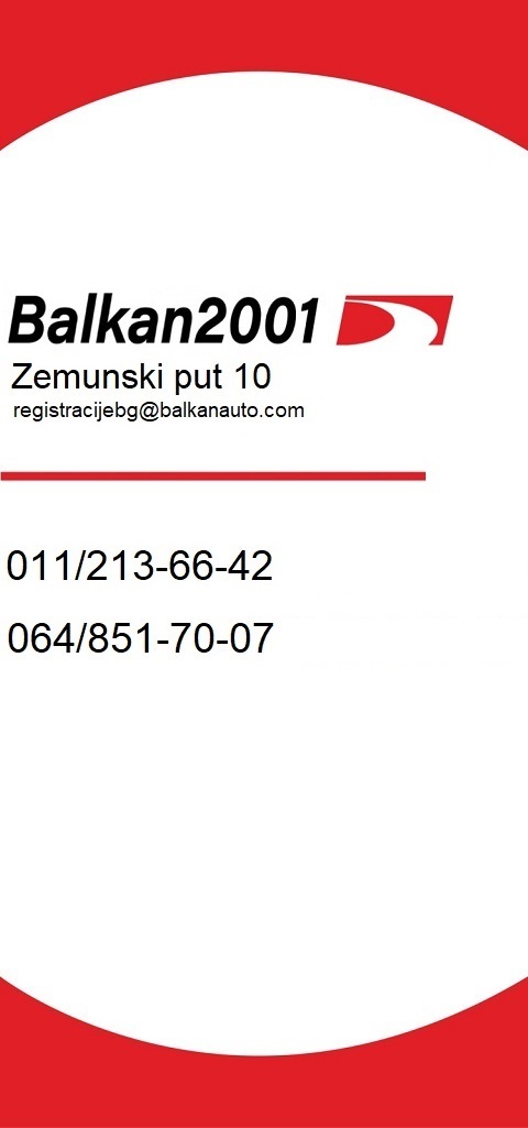 BALKAN 2001 TEHNIČKI PREGLED NOVI BEOGRAD