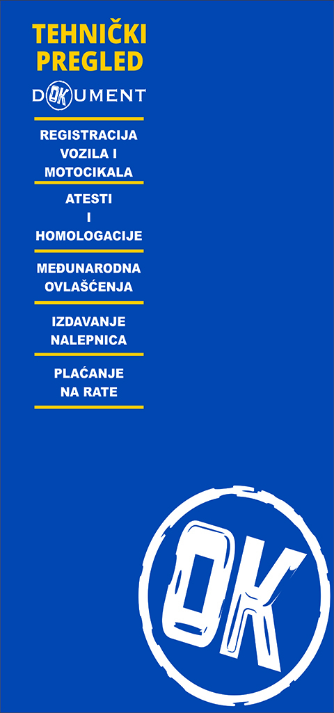 TEHNIČKI PREGLED i REGISTRACIJA VOZILA DOKUMENT DOO NOVI BEOGRAD