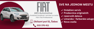 AKS DRIVE ŠABAC - FIAT