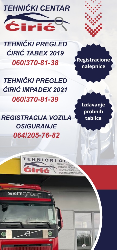 TEHNIČKI PREGLED I REGISTRACIJA VOZILA ĆIRIĆ ŠABAC