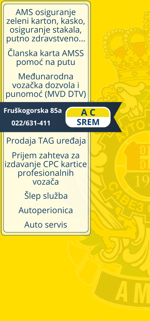 AUTO CENTAR SREM DOO REGISTRACIJA VOZILA I TEHNIČKI PREGLED SREMSKA MITROVICA