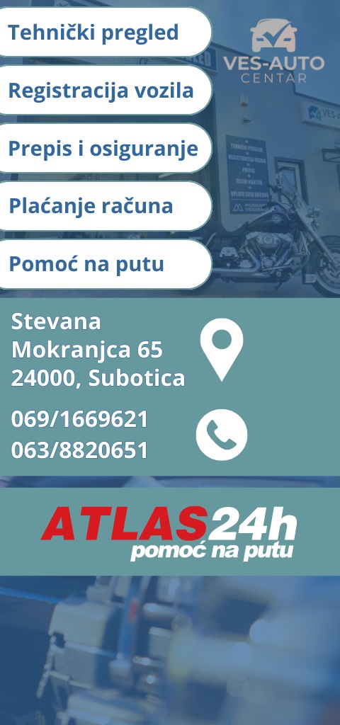 VES AUTO TEHNIČKI PREGLED I REGISTRACIJA VOZILA SUBOTICA