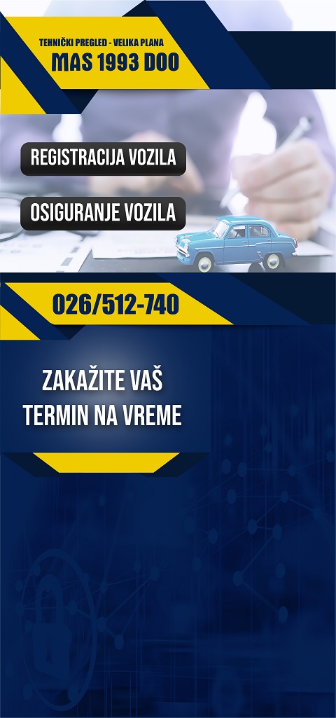 MAS 1993 DOO - Tehnički Pregled Velika Plana