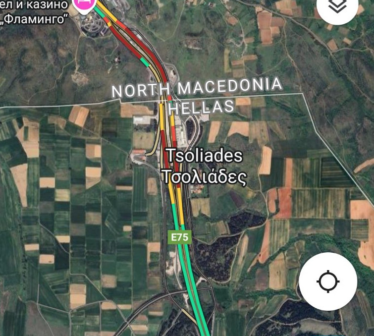 Stanje na graničnom prelazu – informacije iz Gugl navigacije